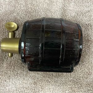Avon glass bottle barrel